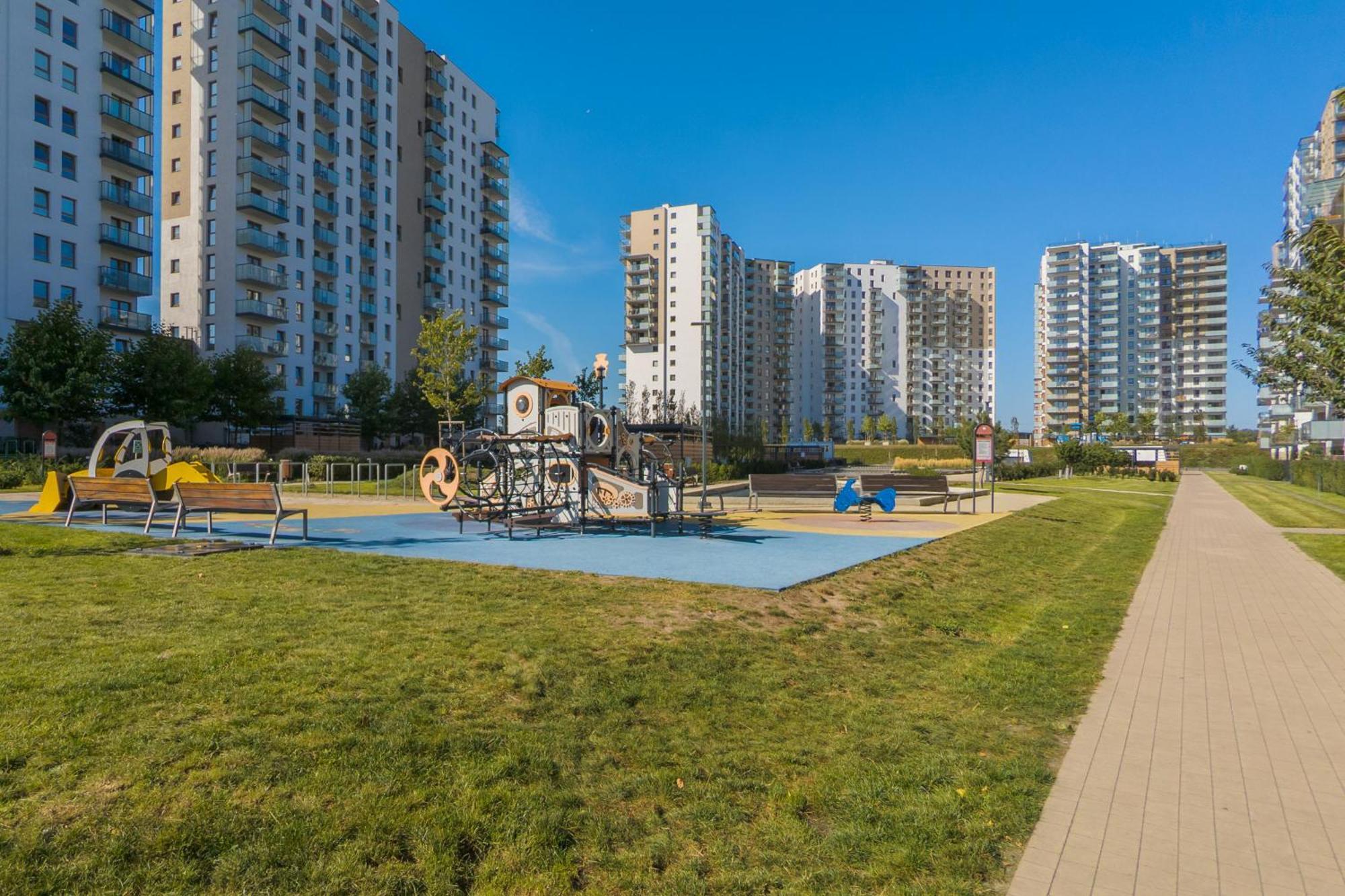 Starowiejska Apartment With Balcony Next To Arena Gdansk Stadium By Noclegi Renters エクステリア 写真